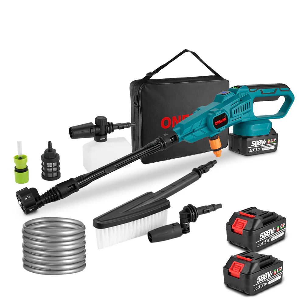 3500W 200Bar Brushless Electric Cordless Pressure Washer | For Makita 18V Battery - Tiuet