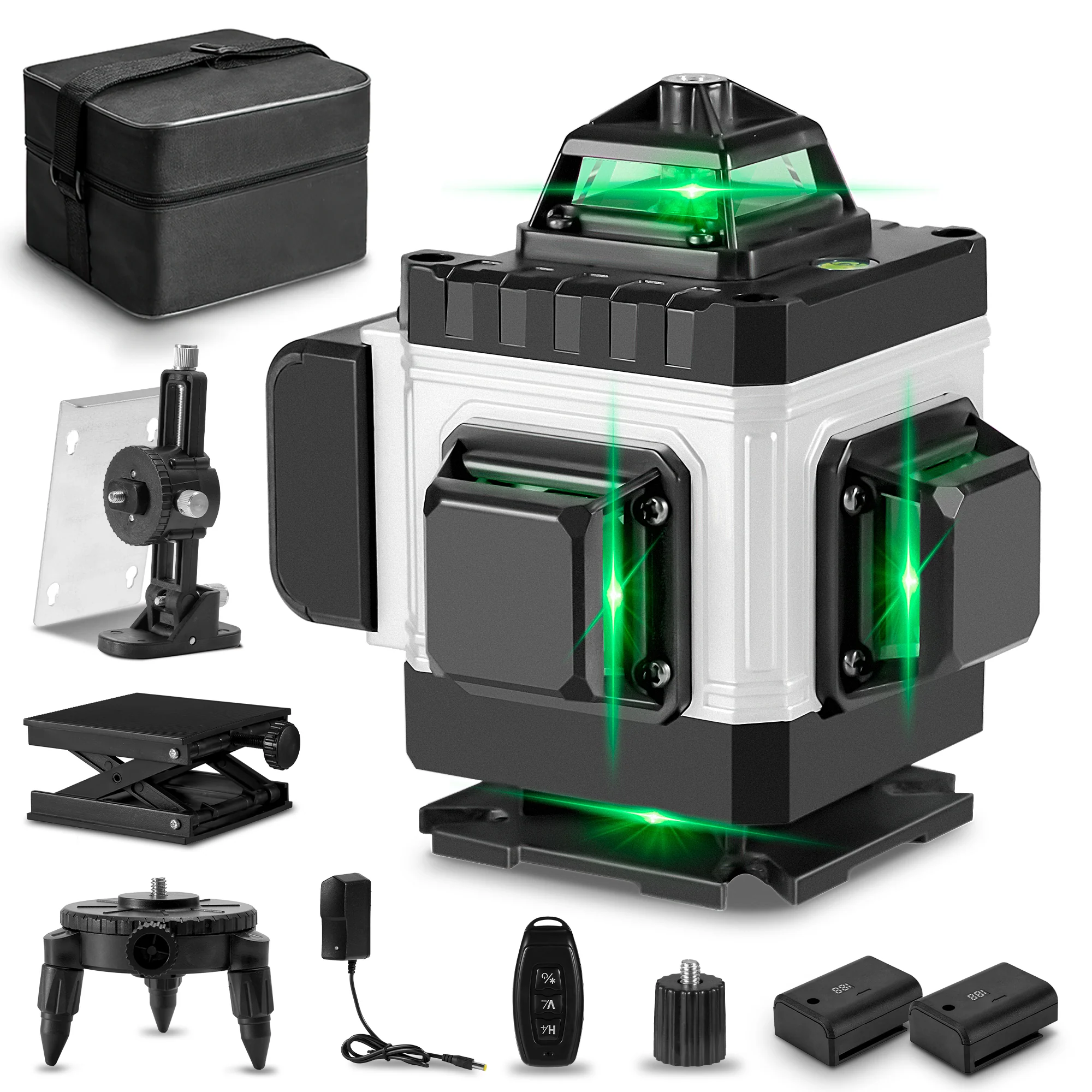 16 Lines 4D Display Green Laser Level Auto Self Leveling - Tiuet
