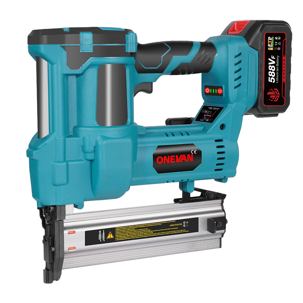 2 In 1 Brad Nailer & Stapler Cordless Brushless | For Makita 18V Battery - Tiuet